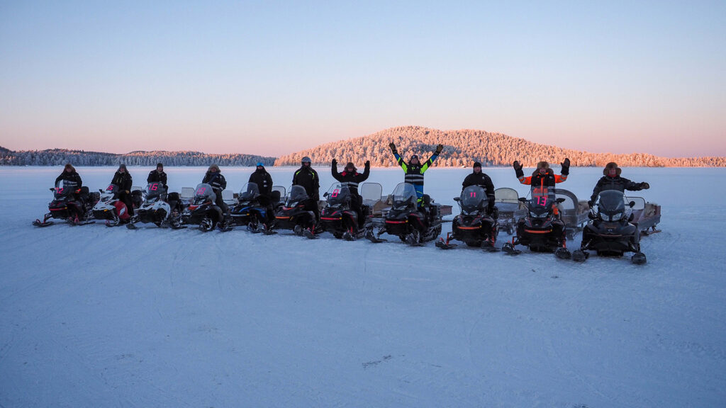 Snowmobile course